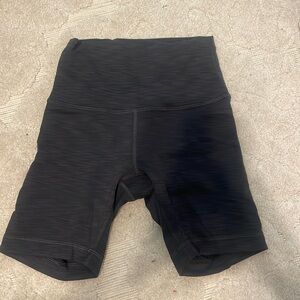 Brand new grey lululemon biker shorts